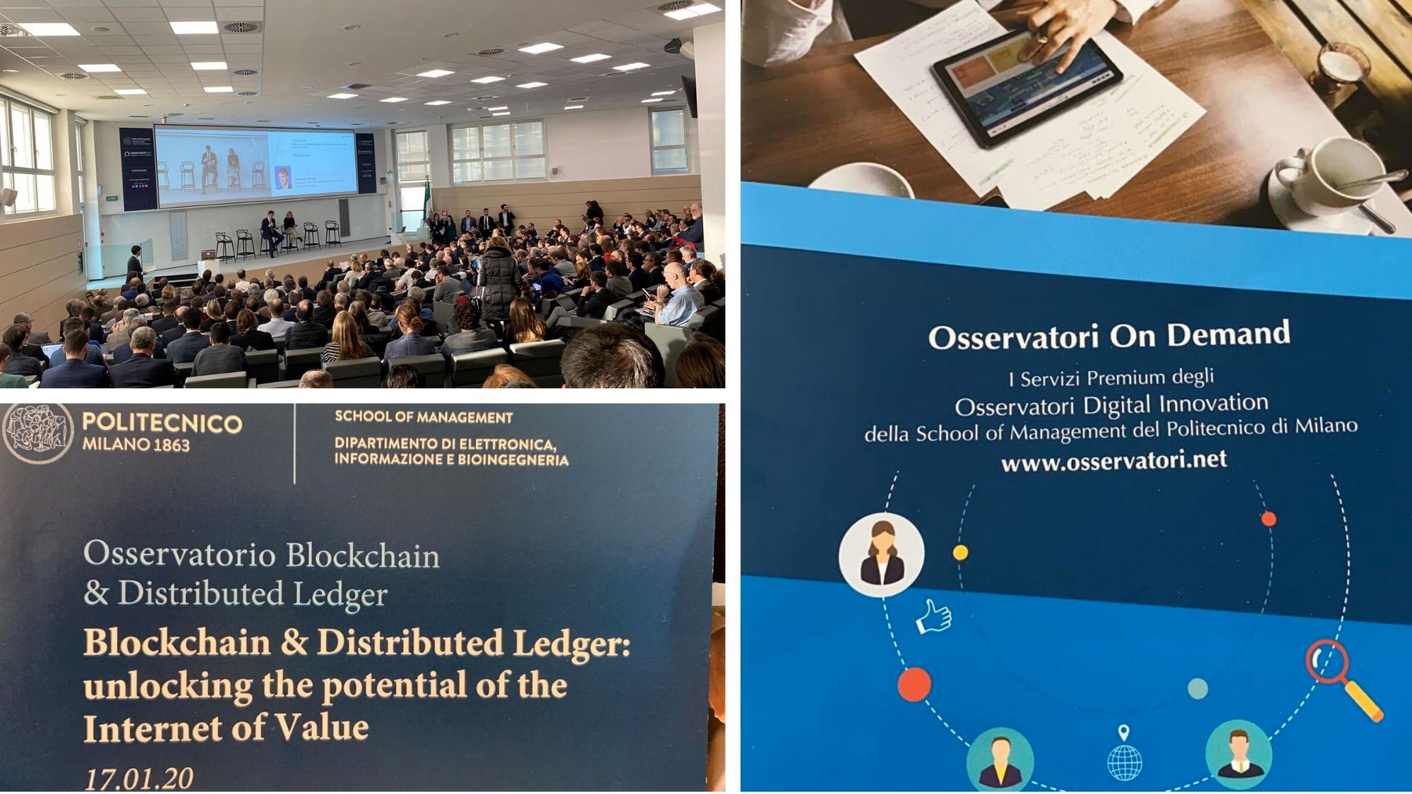 CONER Costruzioni srl al Politecnico di Milano all’Osservatorio Blockchain & Distributed Ledger