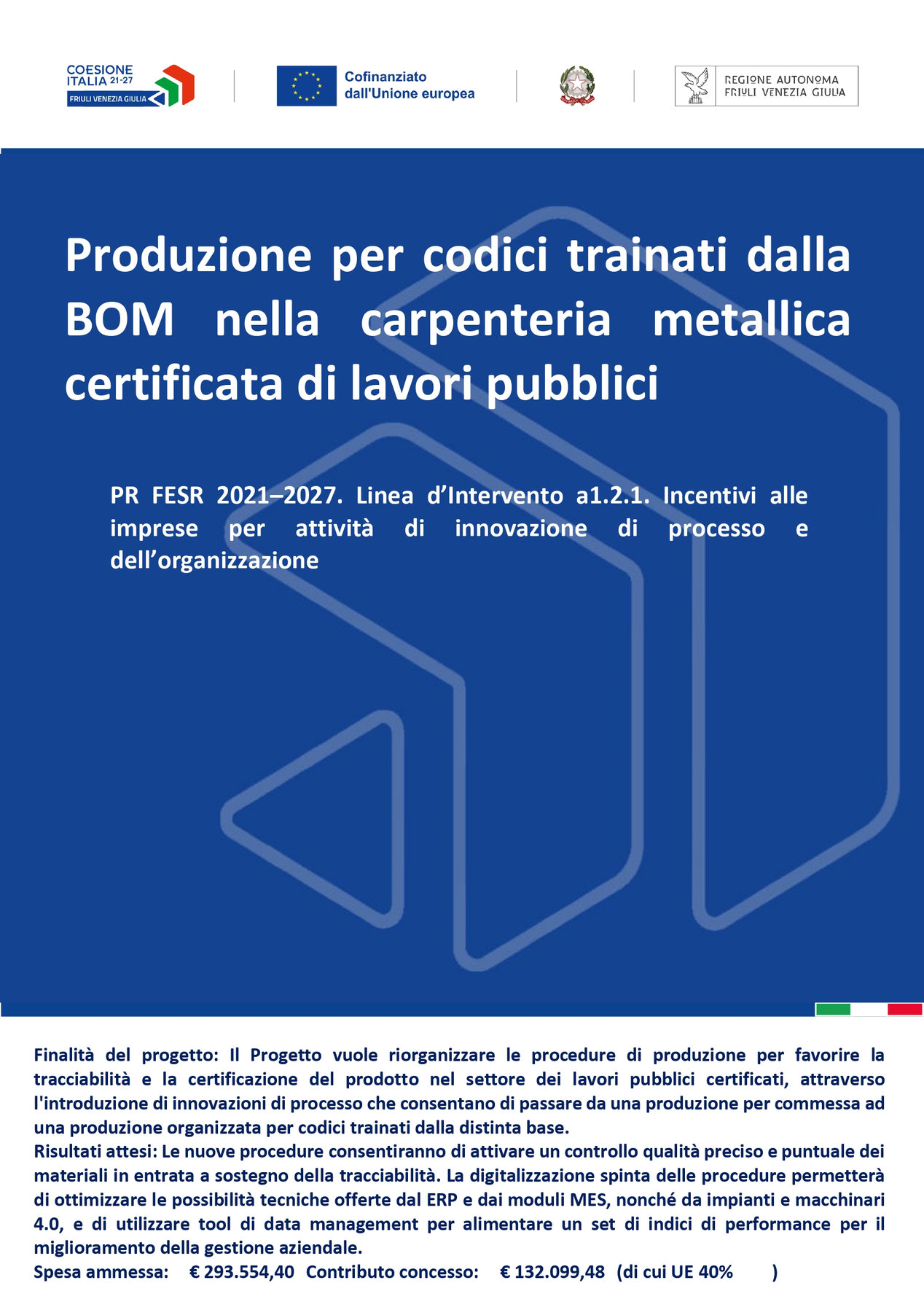 CONER Produzione per codici trainati dalla BOM